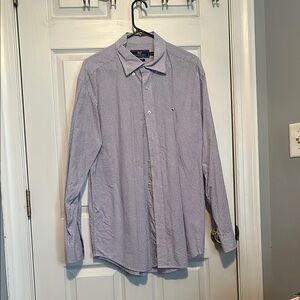Vineyard Vines Casual Button Down Shirt in Purple and White